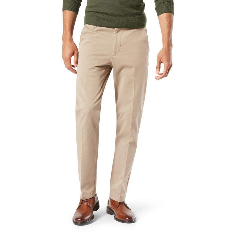 DockersÂ® Men's Workday Khaki Slim Fit with Smart 360 Flexâ„¢, Safari Beige, 36W x 29L
